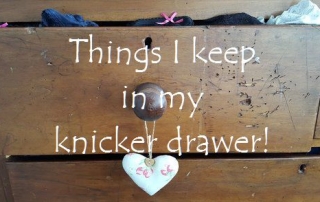 Things I keep in my knicker drawer
