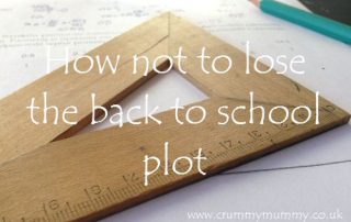 How not to lose the back to school plot