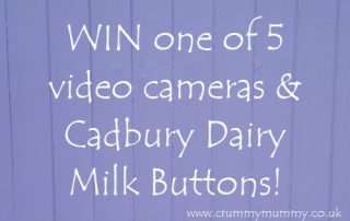 WIN one of 5 video cameras & Cadbury Dairy Milk Buttons