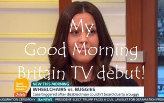 My Good Morning Britain TV debut