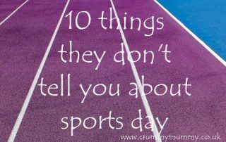 10 things they don't tell you about sports day