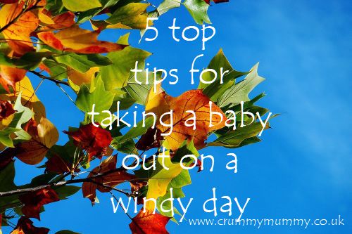5 top tips for taking a baby out on a windy day