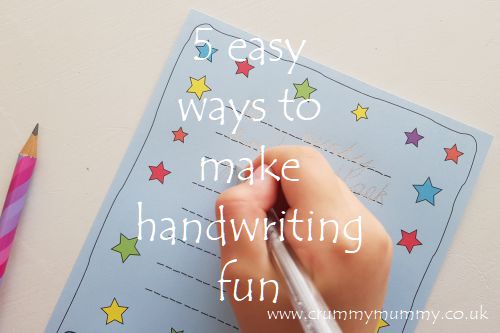 5 easy ways to make handwriting fun 