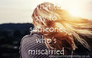 What to say to someone who's miscarried