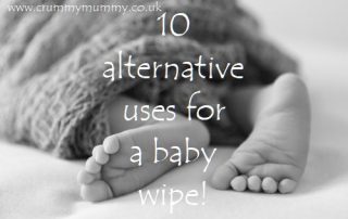 10 alternative uses for a baby wipe!