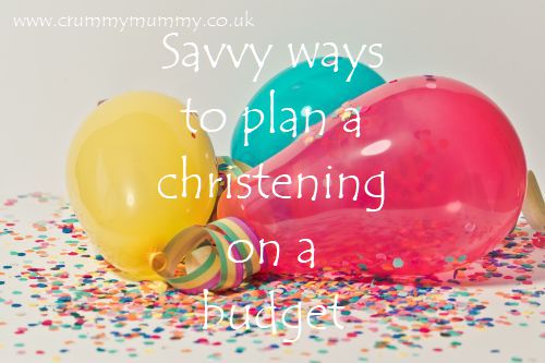 christening on a budget