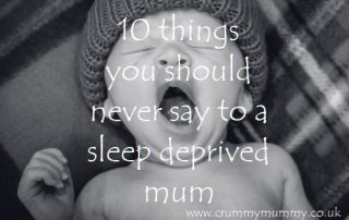 sleep deprived mum