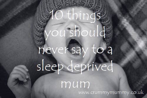 sleep deprived mum