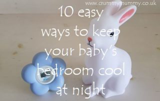 ways to keep your baby's bedroom cool at night
