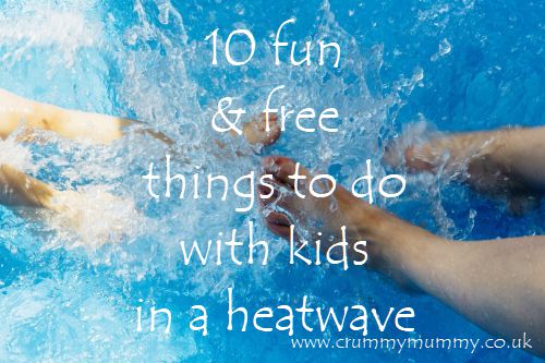 fun & free things to do with kids in a heatwave