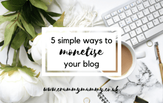 monetise your blog
