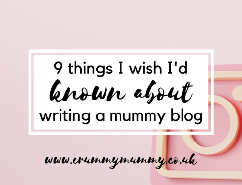 9 things I wish I’d known about writing a mummy blog