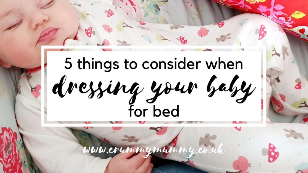 dressing your baby for bed