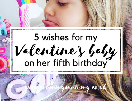 5 wishes for my Valentine’s baby on her fifth birthday