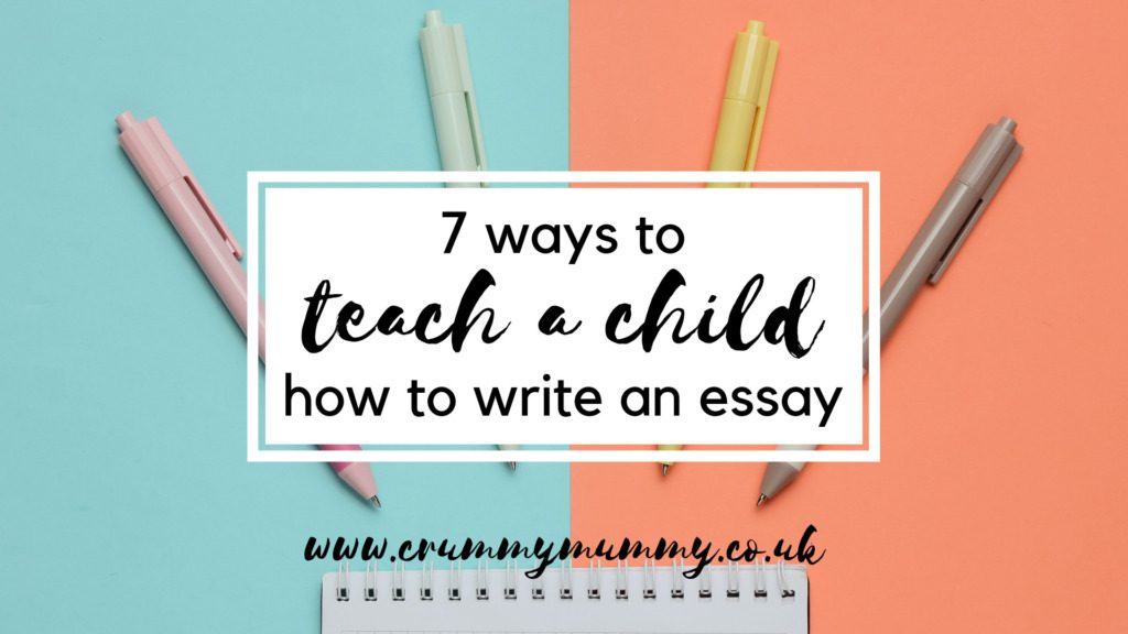 how to help your child write essay
