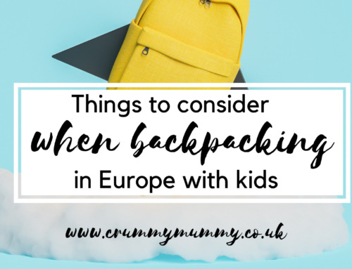 Things to consider when backpacking in Europe with kids
