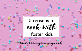 reasons to cook with foster kids