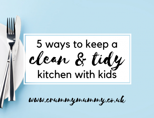 5 ways to keep a clean & tidy kitchen with kids