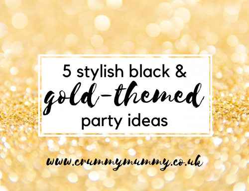 5 stylish black and gold-themed party ideas