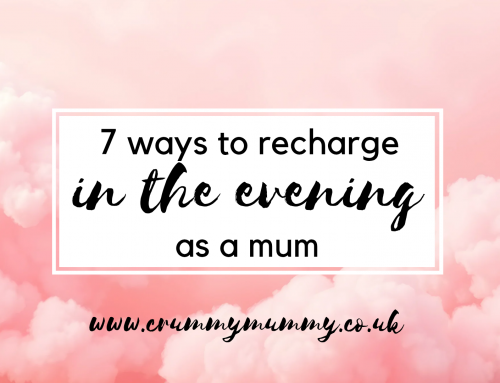 7 ways to recharge in the evening as a mum