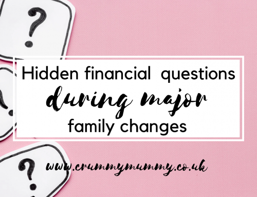 Hidden financial questions during major family changes